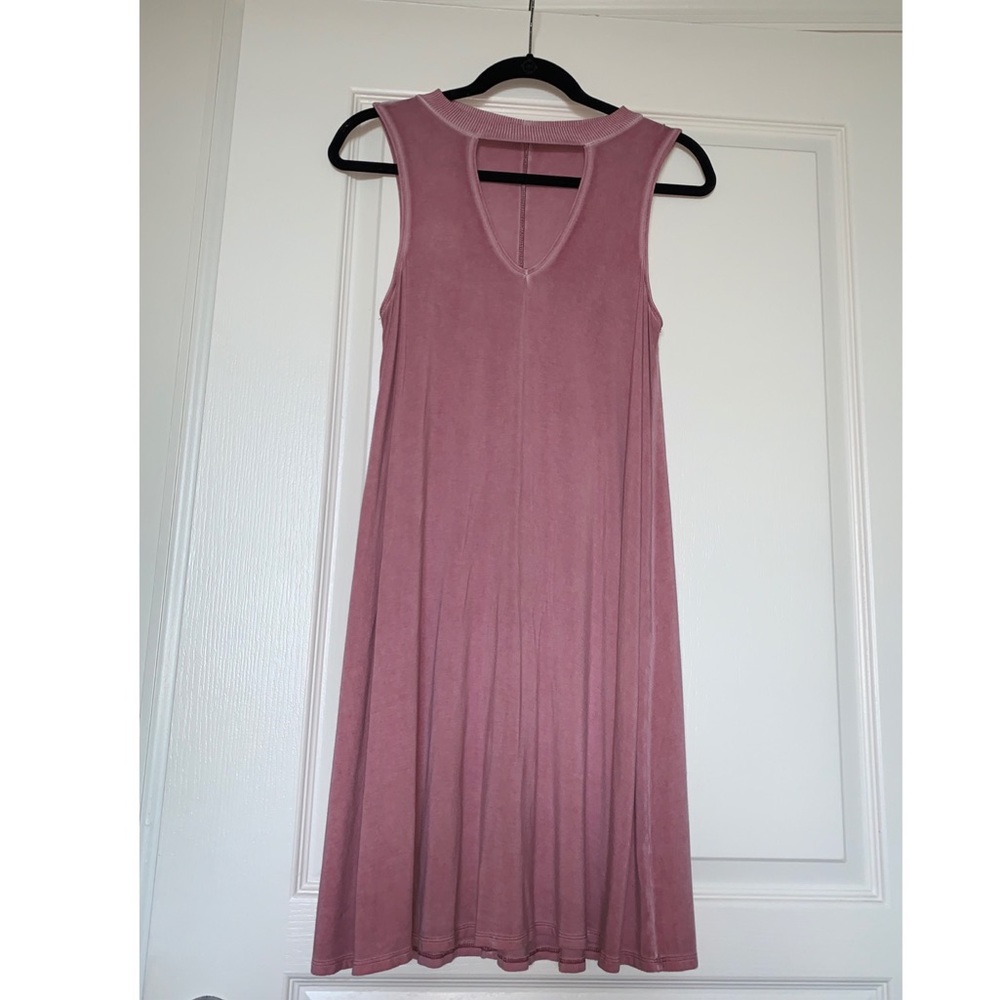 American Eagle Soft & Sexy Pink Knit Swing Dress